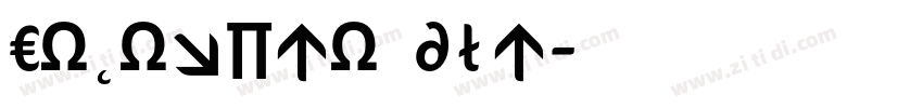 CoconPro Regular字体转换